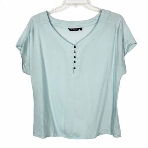 Van Heusen Top Light Green Size M